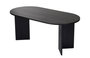 Nordure Sablin Mesa de Comedor Negro Madera
